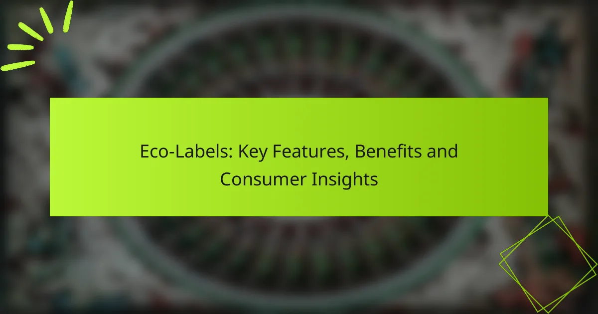 Eco-Labels: Key Features, Benefits and Consumer Insights